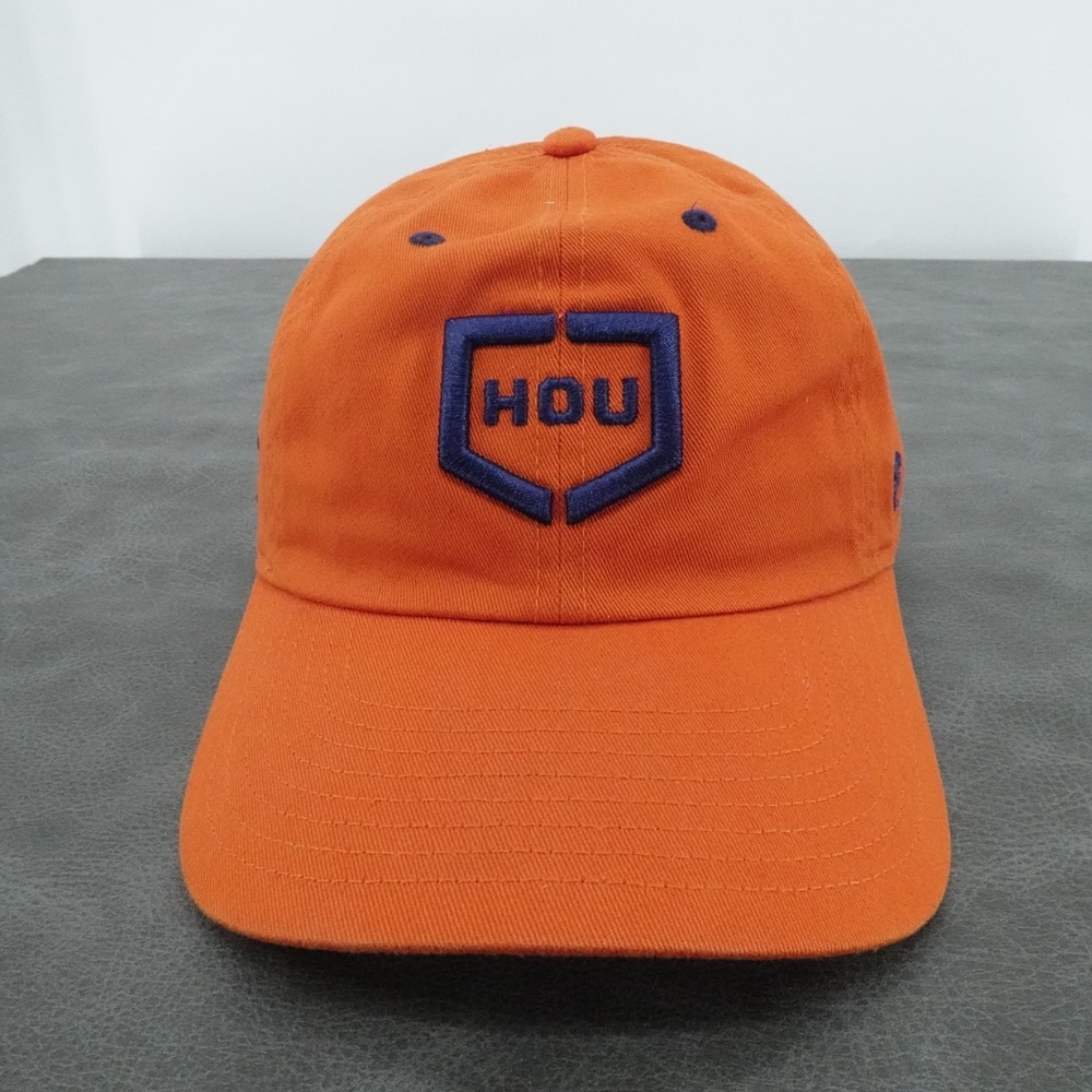 Houston Astros Hat Mens‎ Cap Orange Adjustable Embroidered Logo Dad Baseball MLB